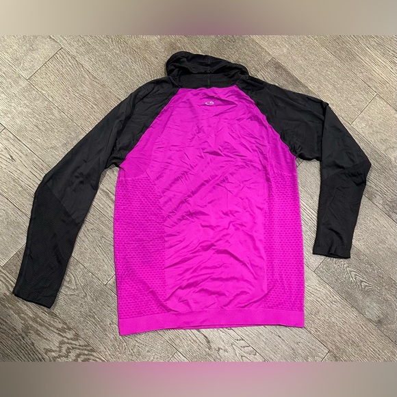 Champion Long Sleeve Mock Neck Pink Pull Over Size XL - Picture 2 of 4